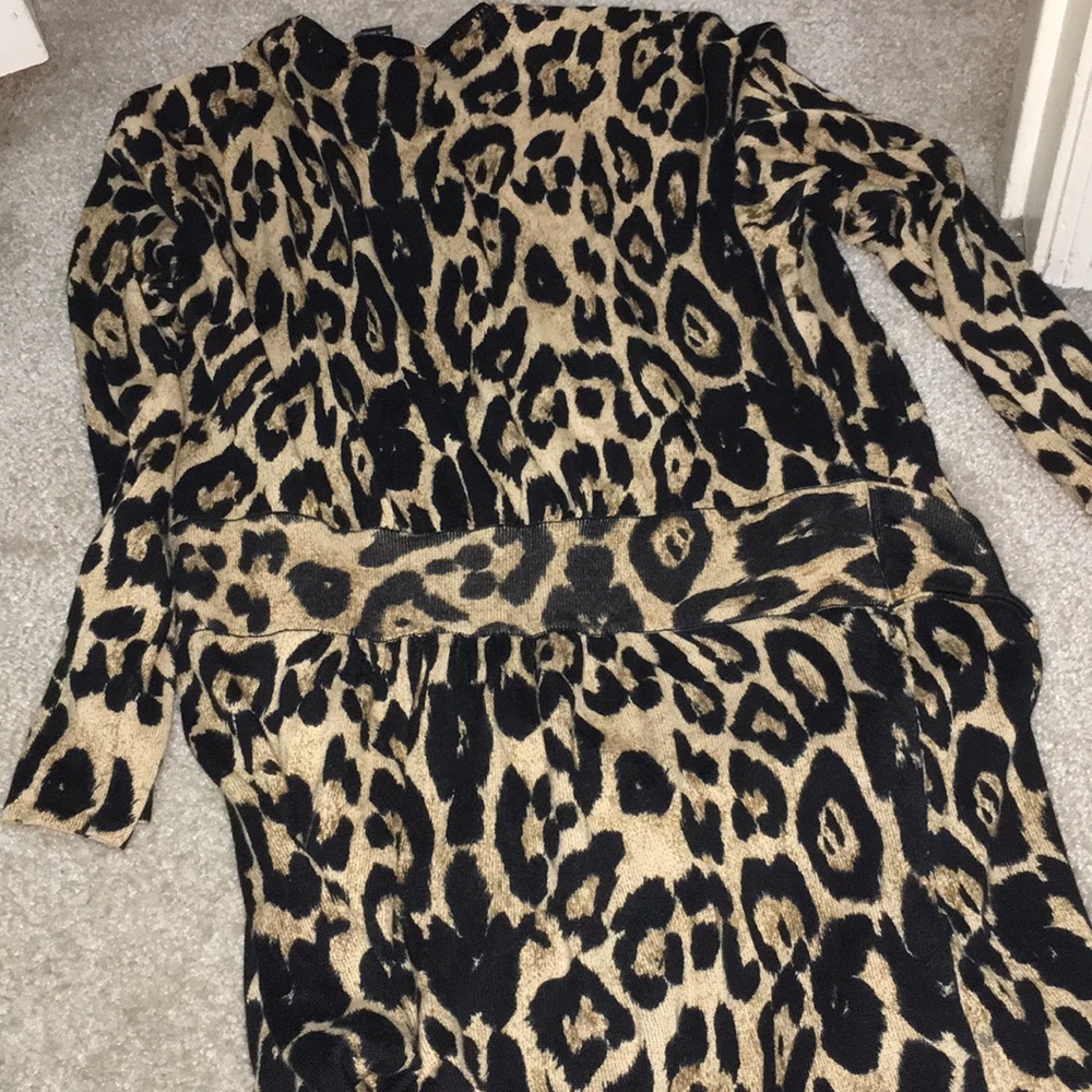 INC leopard wrap tunic - Picture 5 of 5